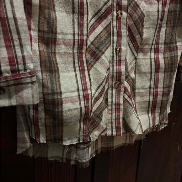 Pink Lily western flannel - Picture 5 of 9